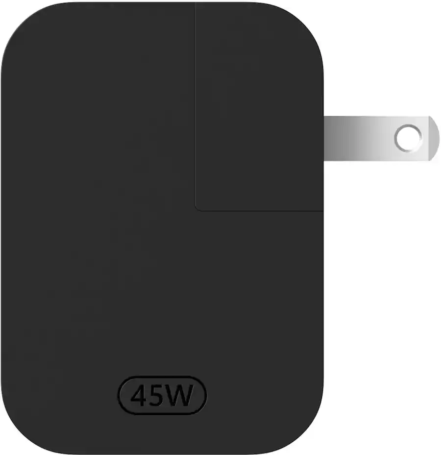 Microsoft Surface 45W USB C Wall Charger Black EP229813 Best Buy