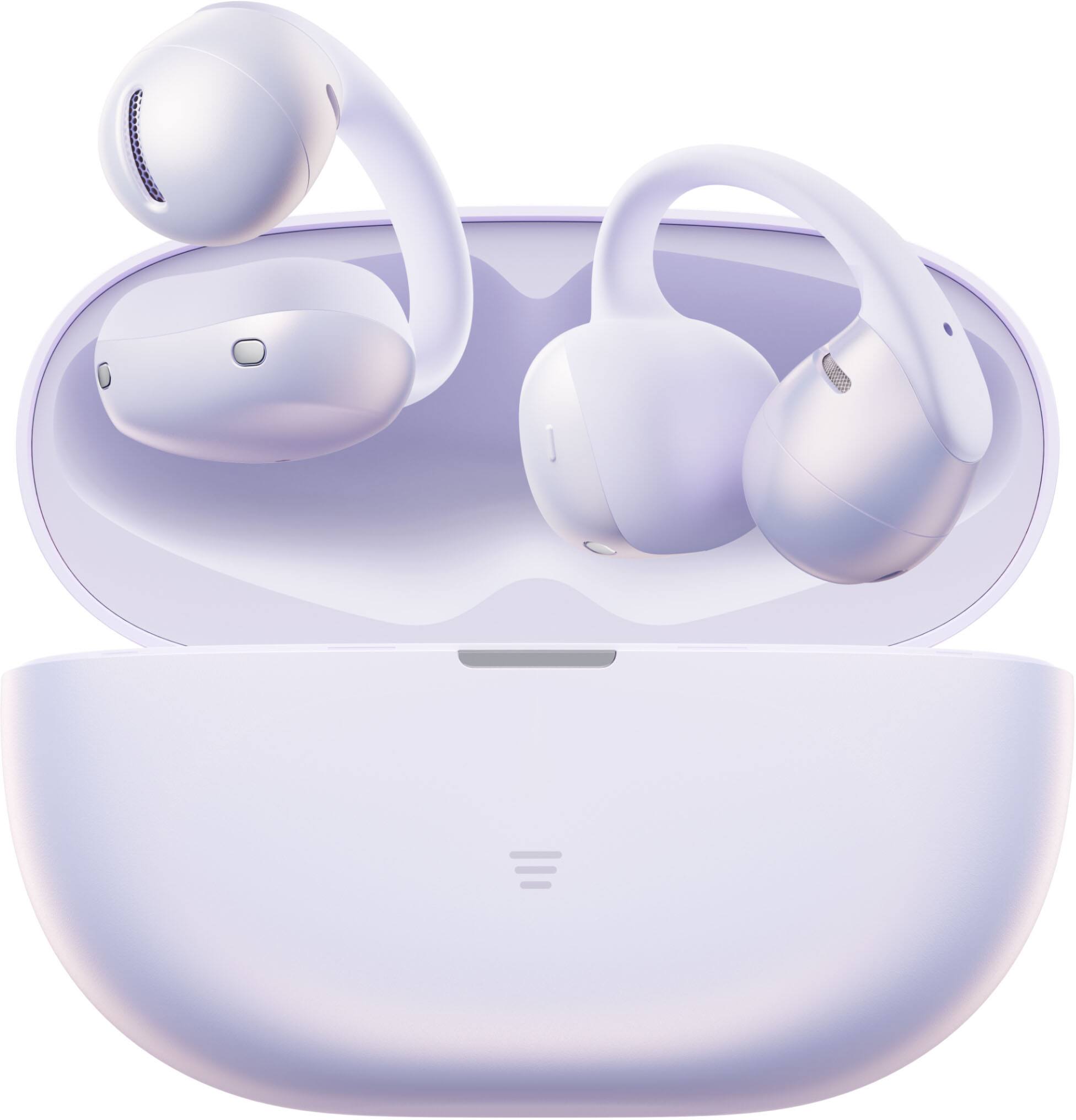 Alt View 3. Shokz - OpenDots Air Open-Ear Clip-On True Wireless Bluetooth Earbuds - Daybreak Purple.
