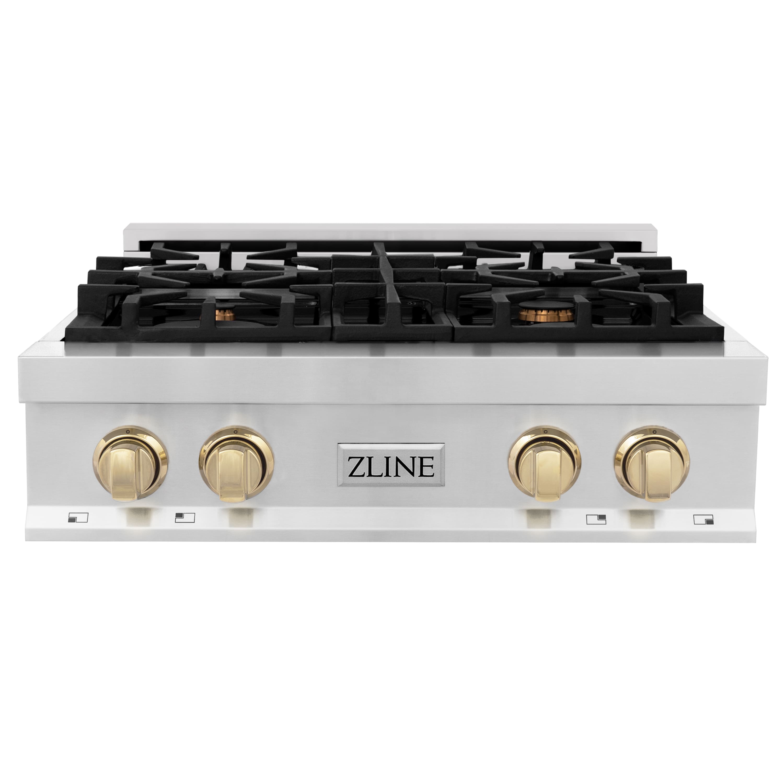 ZLINE - Autograph 30 in. Legacy Rangetop w/ 4 Burners and Polished Gold Accents - Stainless Steel price history on PriceWatchPro