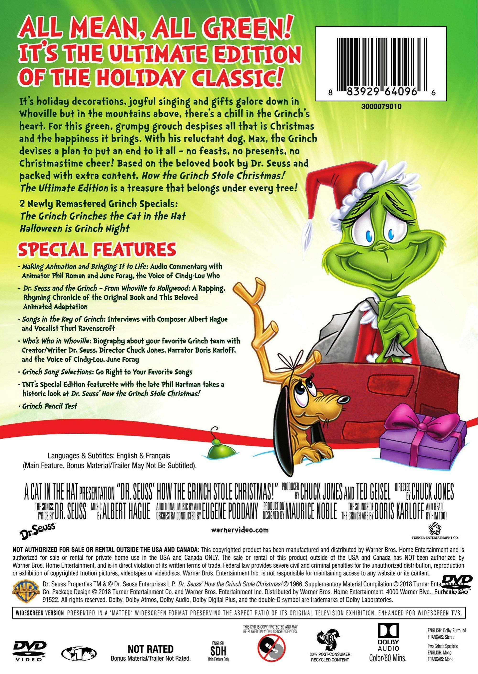 Angle. How the Grinch Stole Christmas: Ultimate Edition (Ultimate Edition) [DVD].