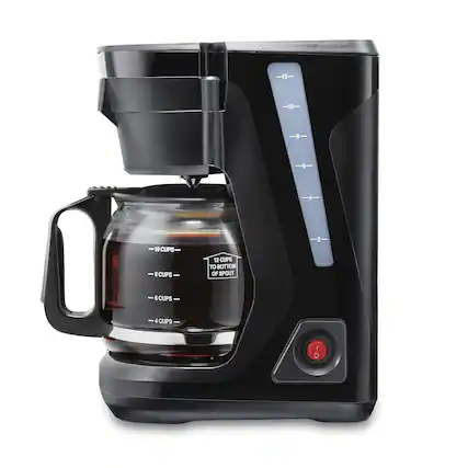 12 CUPS, 10 CUPS, 8 CUPS, 6 CUPS, 4 CUPS, 12 CUPS TO BOTTOM OF SPOUT, 2 CUPS