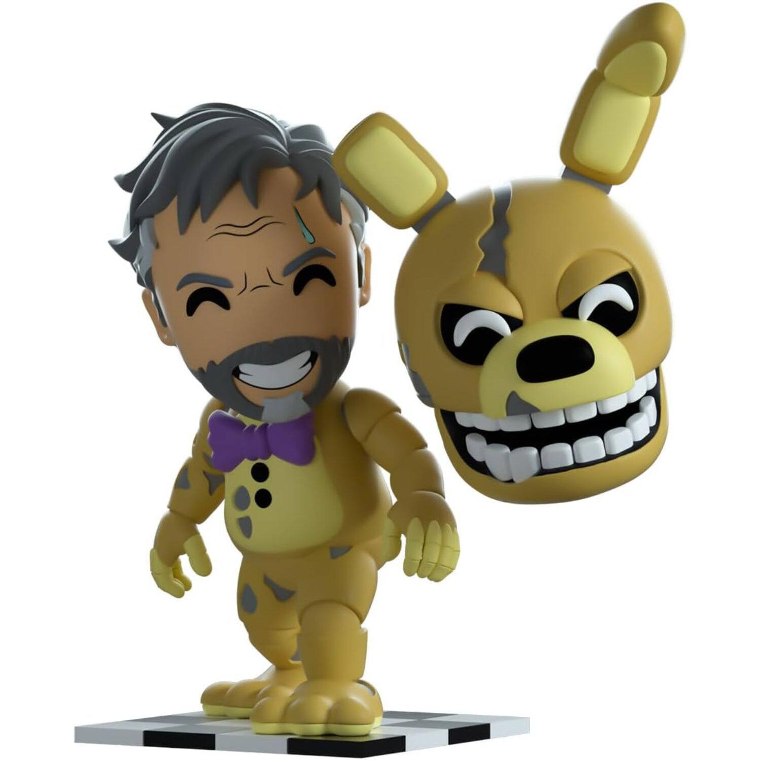 Alt View 1. Youtooz - Youtooz: FNAF Movie Collection [Yellow Rabbit Vinyl Figure #48] Interchangeable Heads.