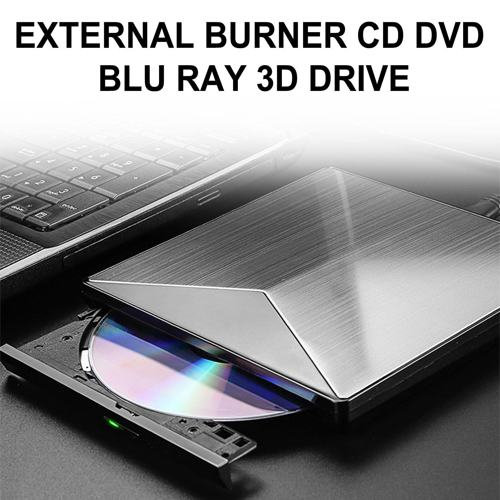 EXTERNAL BURNER CD DVD BLU RAY 3D DRIVE