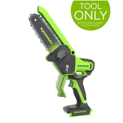greenworks
TOOL ONLY
BATTERY AND CHARGER SOLD SEPARATELY