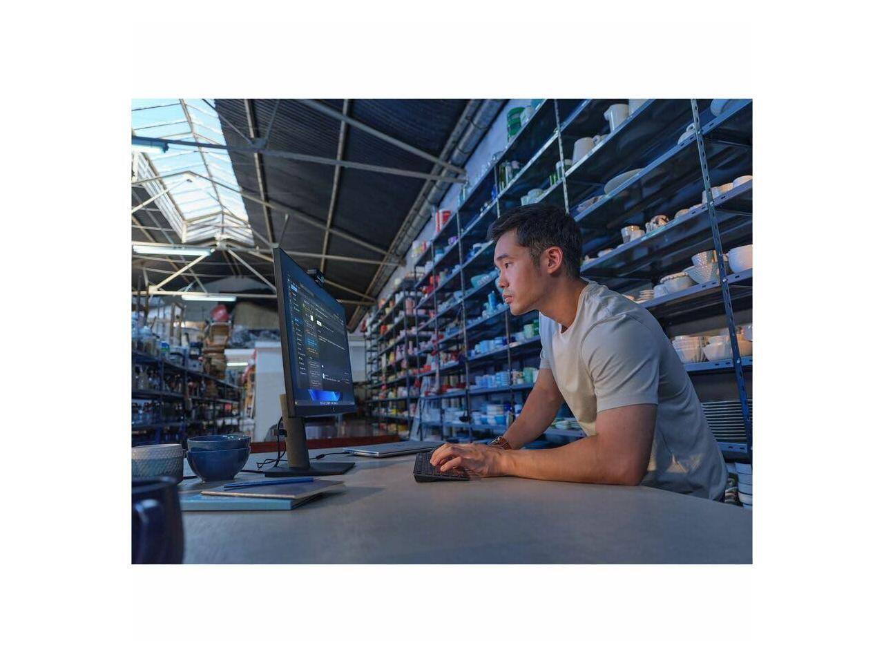 Alt View 7. HP - HP ProBook 14" WUXGA IPS 60Hz Notebook Intel Core Ultra 7 255U 16GB RAM 512GB SSD Pike Silver - Intel Core Ultra 7 255U - Meteor Silver.