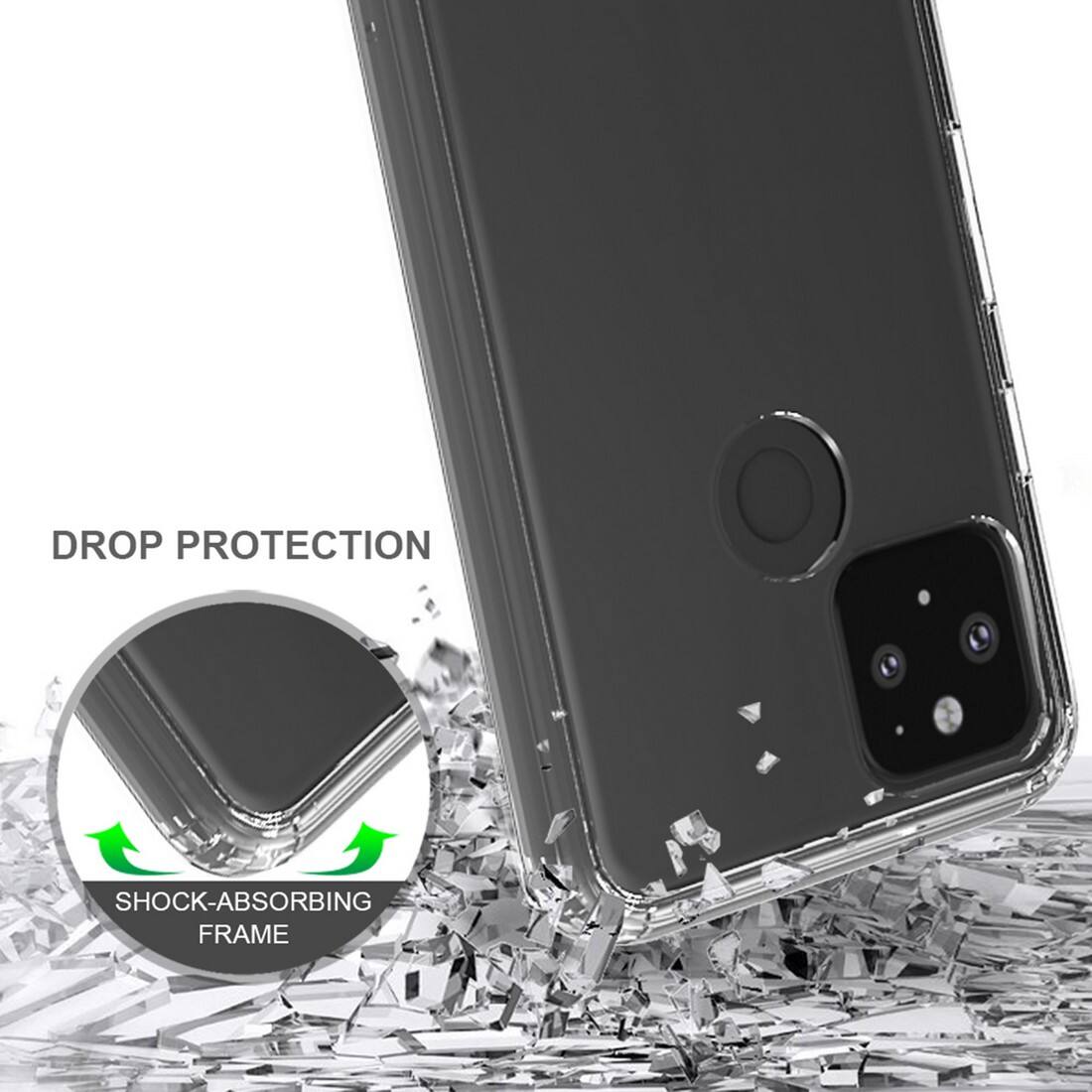 Nakedcellphone Case for Google Pixel 5 Clear - Best Buy