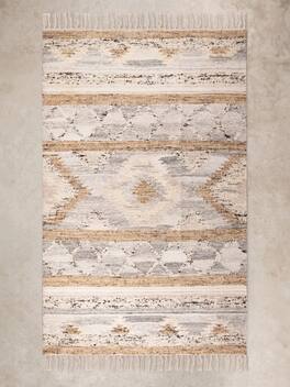GAURI KOHLI - Anapolis Rug - Shades of brown, beige and gray