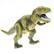 Angle. JuzToys - Remote Control Dinosaur Toy, Walking T-Rex with Light & Sound Effects, RC Dino Toy for Kids – Green - Green.