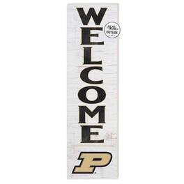 Jardine - Purdue Boilermakers 10'' x 35'' Indoor/Outdoor Welcome Sign - Black