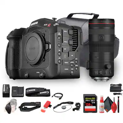 Canon EOS C500 Mark II
INPUT1
INPUT2
MIC
USB
DIGI9
WB
REMOTE
EAKING
5
ZEBRA
11
AFUOCE
12
HOMI
WFM
4
5
SGUNO
Canon Extreme PRO 170 HAN
128 GB
LEAND