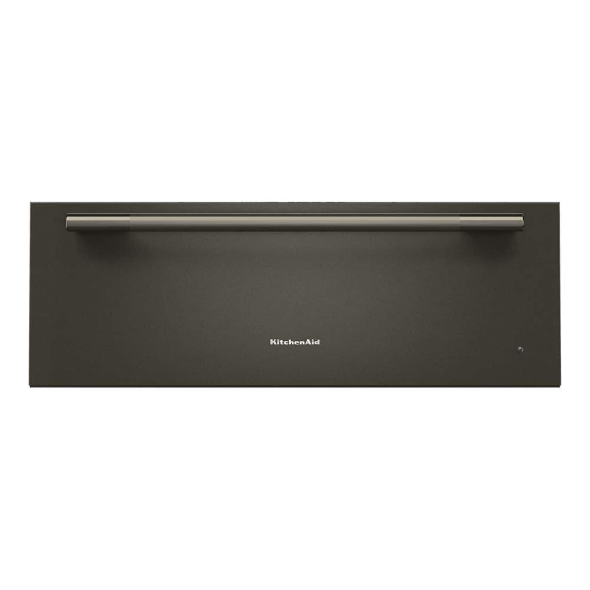 KitchenAid - 30" Warming Drawer With Slow Cook - Black Ore - Front_Zoom