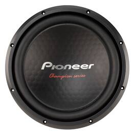 Pioneer - TS-A301S4 Champion Series TS-A301S4 12-In. 1,600-Watt-Max 4-Ohm Single-Voice-Coil Component Subwoofer - Black