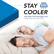 STAY COOLER
with Sleep Cool Technology Foam, designed for improved airflow