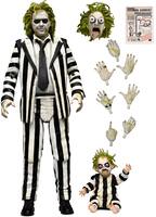 NECA - Beetlejuice Beetlejuice 7" Scale Action Figure - Ultimate "Striped Suit" - Front_Zoom