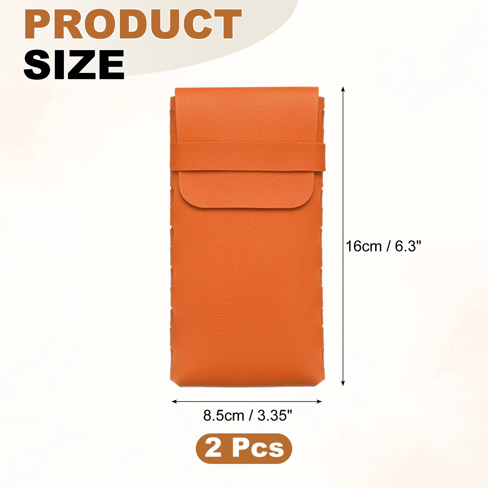 PRODUCT SIZE  
16cm / 6.3"  
8.5cm / 3.35"  
2 Pcs