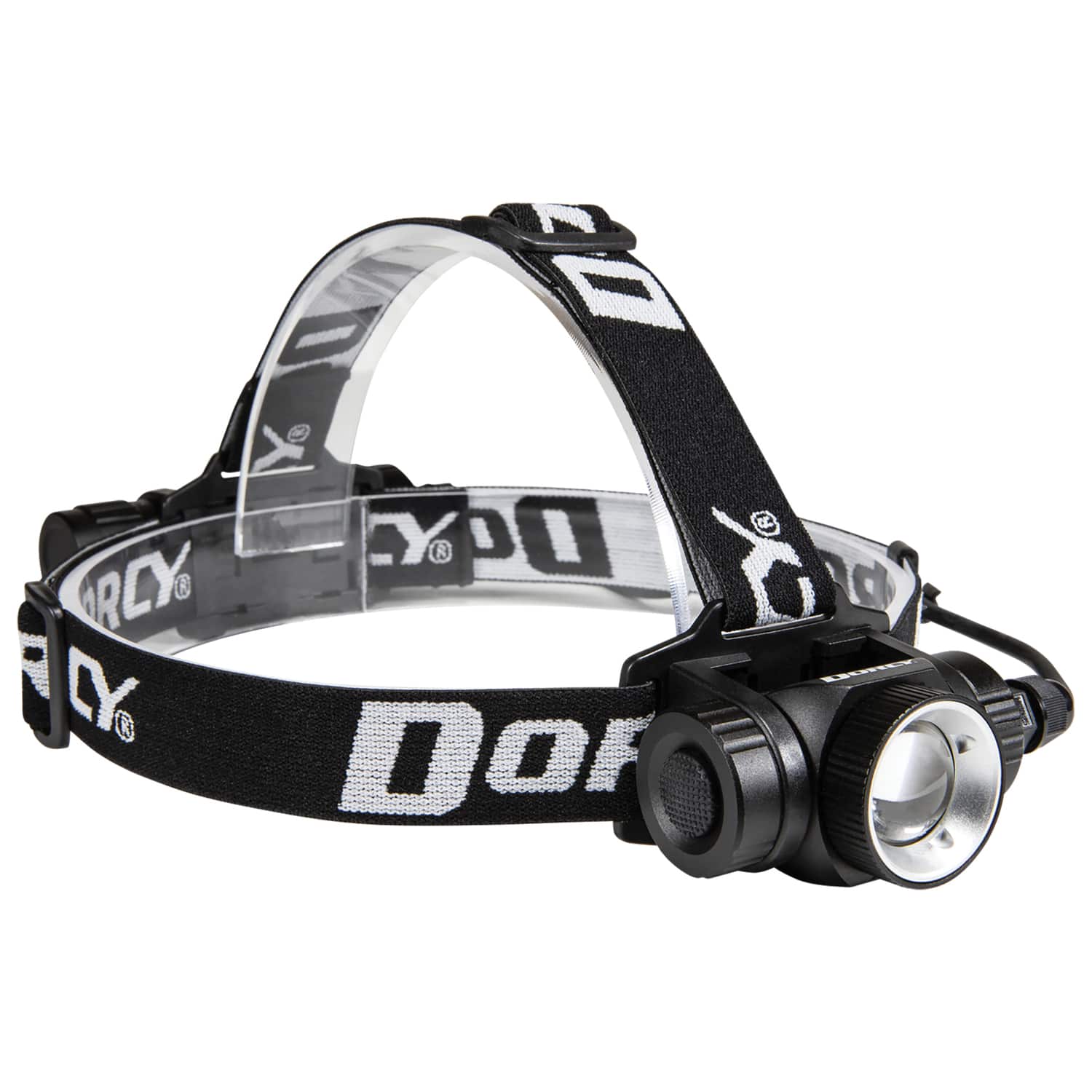 Dorcy - 1000-Lumen Pro Water-Resistant Aluminum LED Rechargeable Headlamp