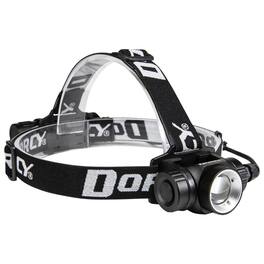 Dorcy - 1000-Lumen Pro Water-Resistant Aluminum LED Rechargeable Headlamp