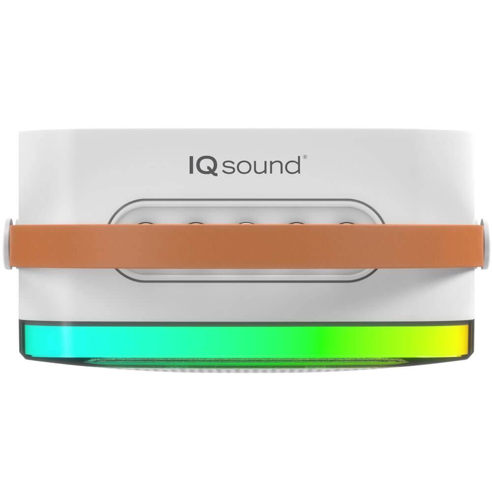 Alt View 1. Supersonic - Supersonic IQ908WHT Mini Bluetooth Karaoke Portable Speaker with Wireless Mic - White - White.