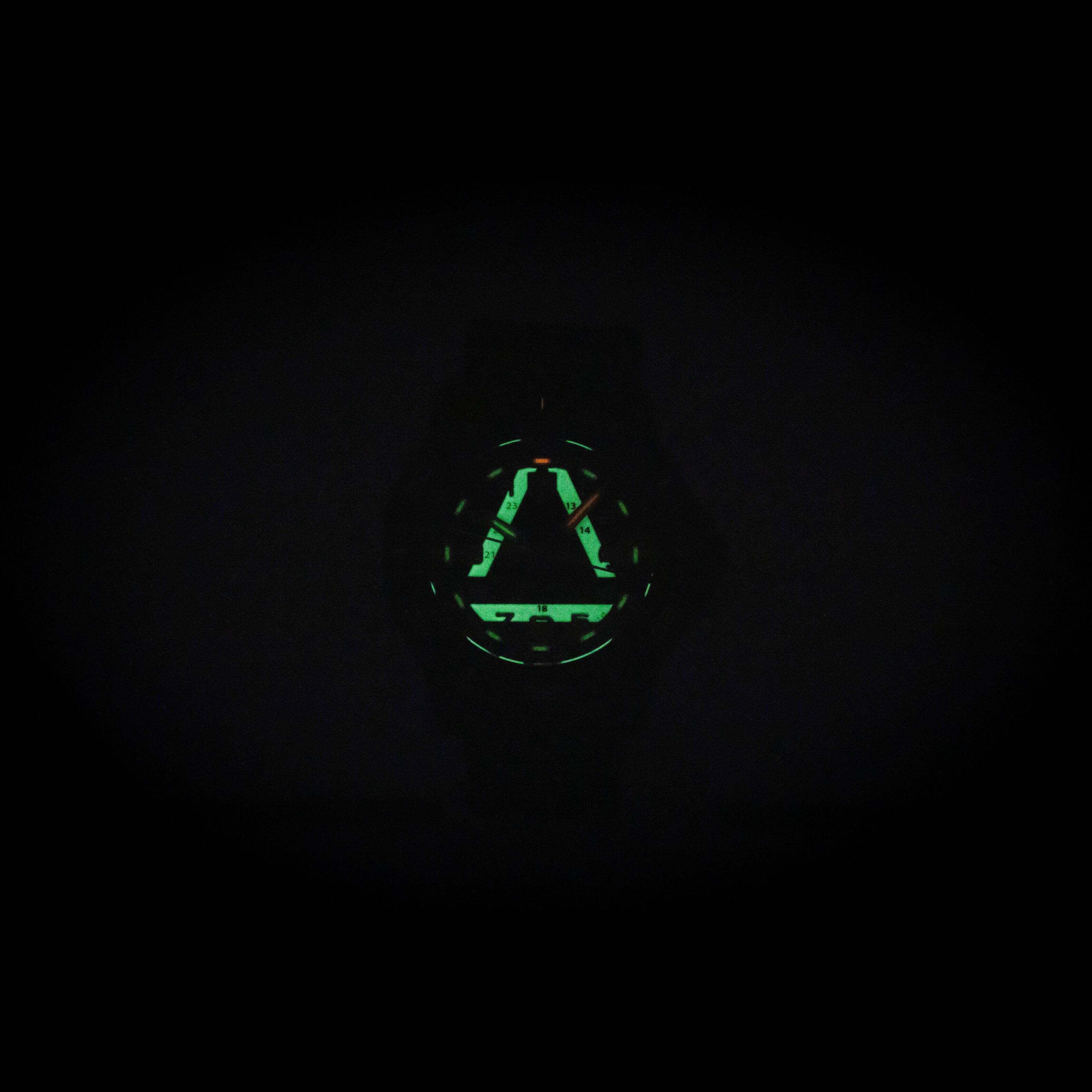 Angle. Luminox - ICE-SAR Arctic Rubber Strap Black Dial Quartz Diver's XL.1081 200M Men's Watch - Black.