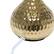 Alt View 15. Simple Designs - Drip Mini Table Lamp - Hammered Gold with White Shade.