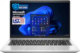 HP - 640 G9 14" Refurbished Laptop - Intel Core i5-1245U with 32GB RAM - Intel Iris Xe Graphics - 512GB SSD - Silver