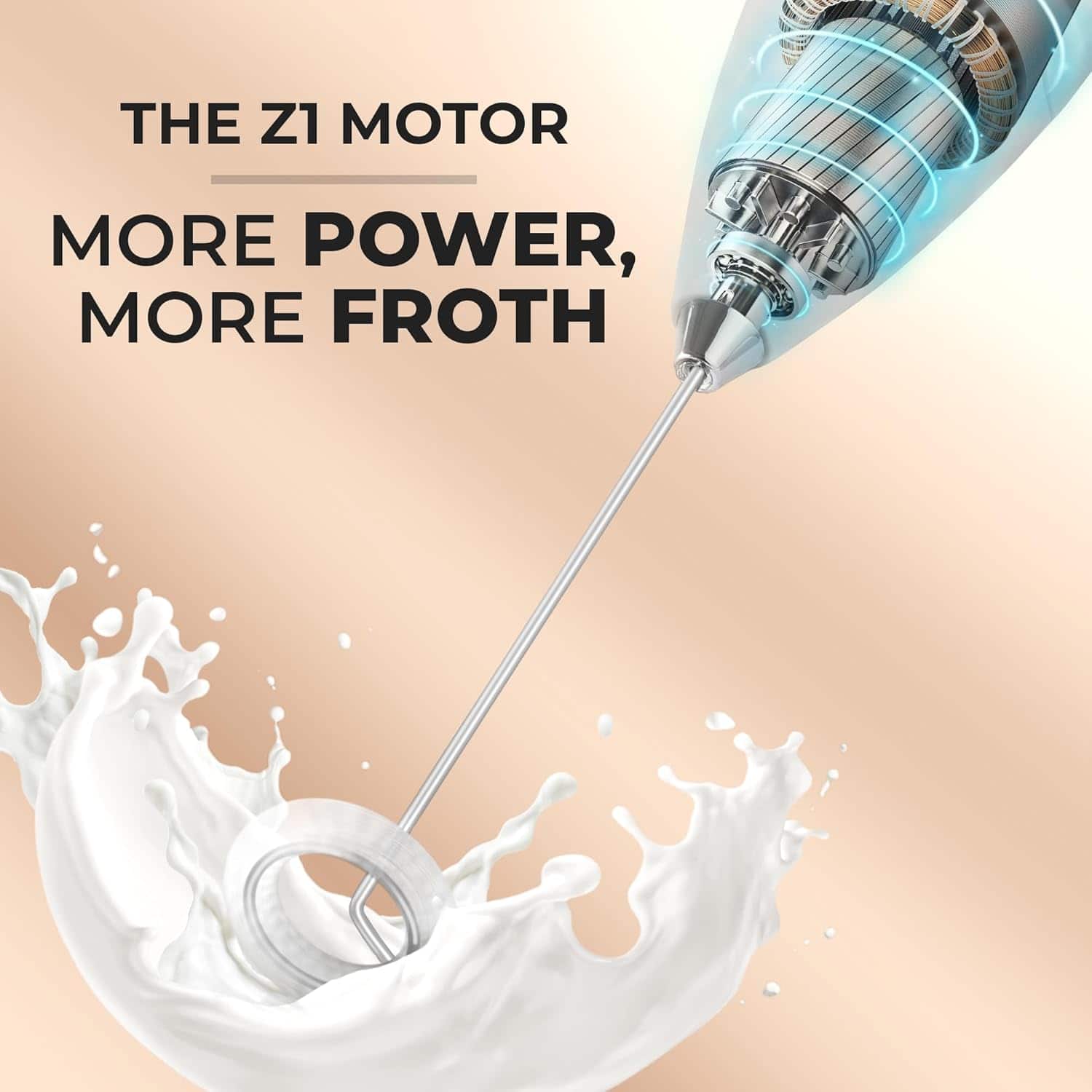 THE Z1 MOTOR
MORE POWER, MORE FROTH