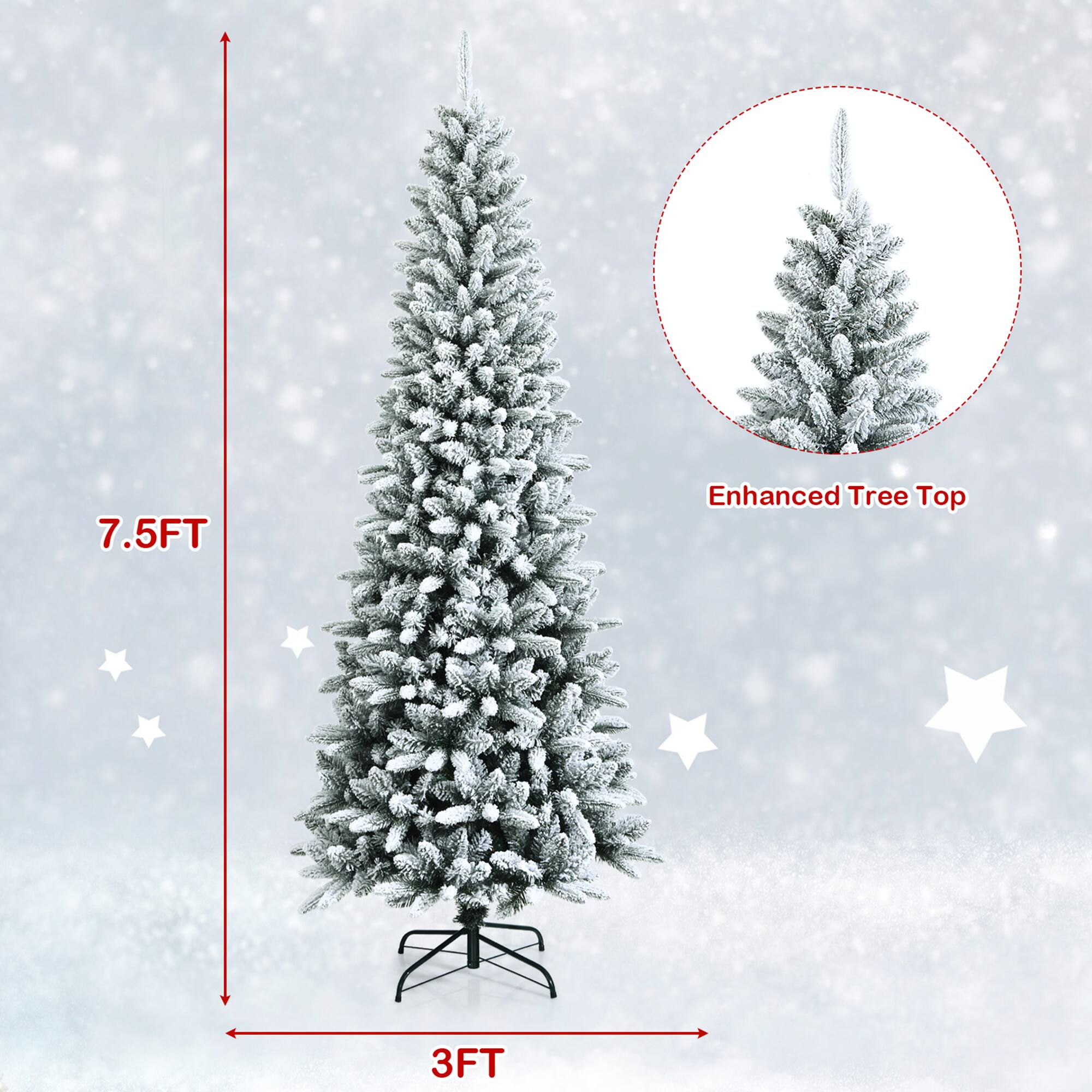 7.5FT  
Enhanced Tree Top  
3FT