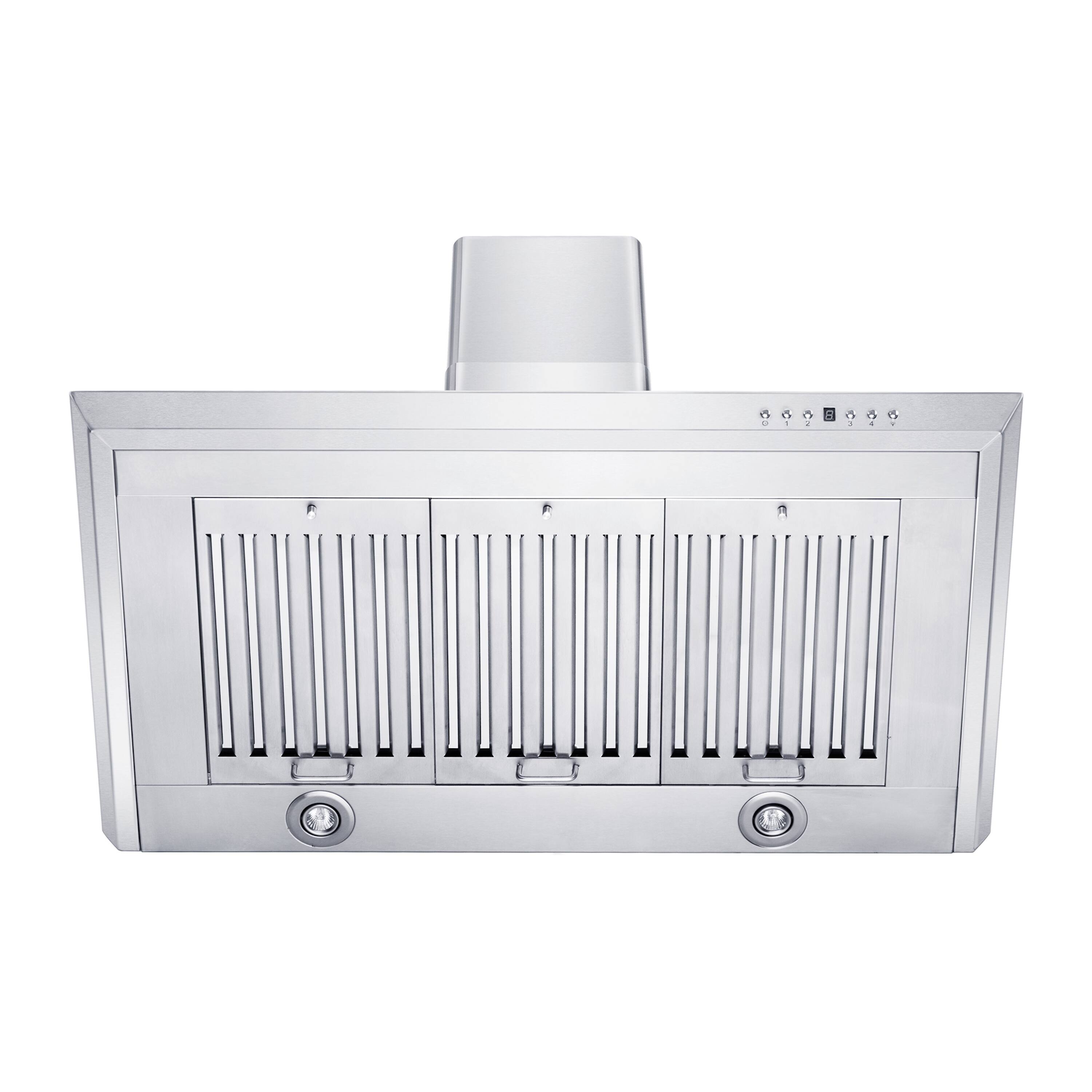Alt View 2. ZLINE - ZLINE 36 in. Convertible Vent Wall Mount Range Hood in Stainless Steel (KF-36) - Stainless steel.