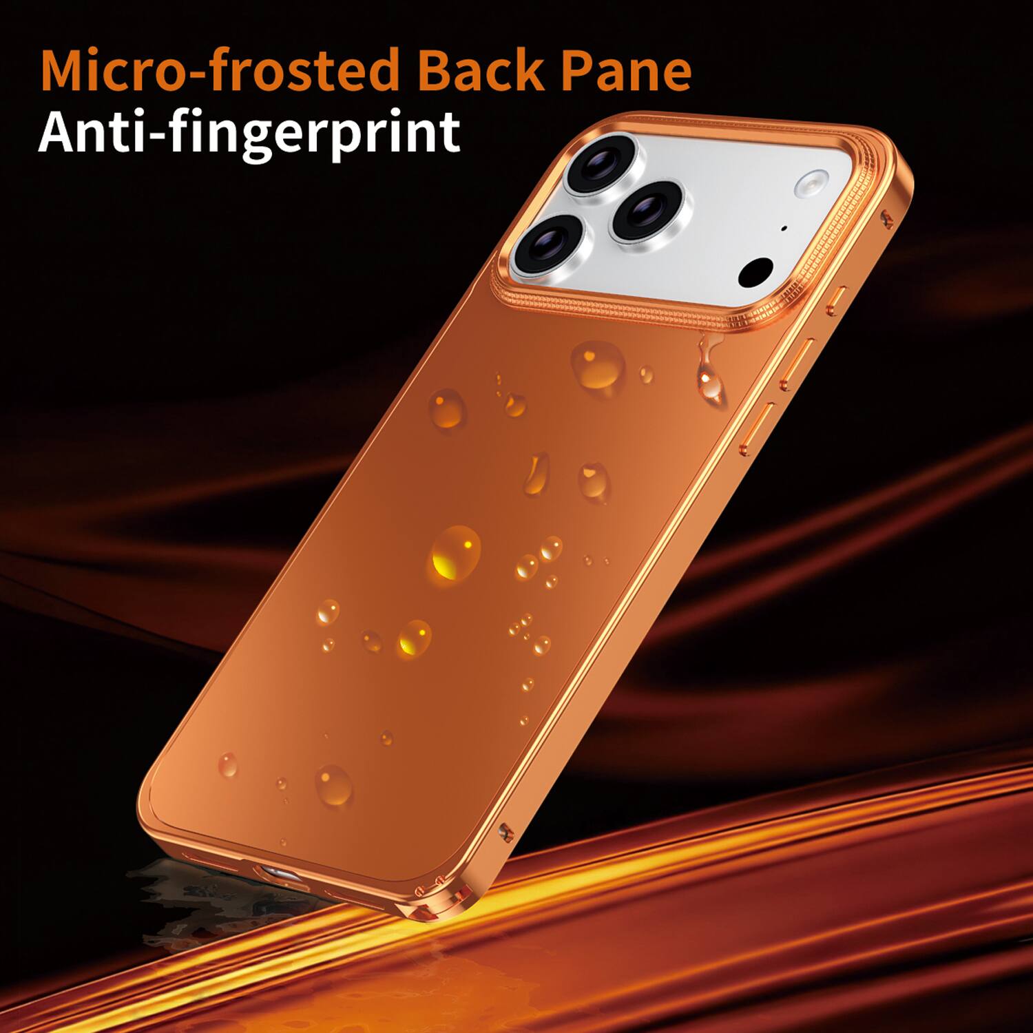 Micro-frosted Back Pane  
Anti-fingerprint