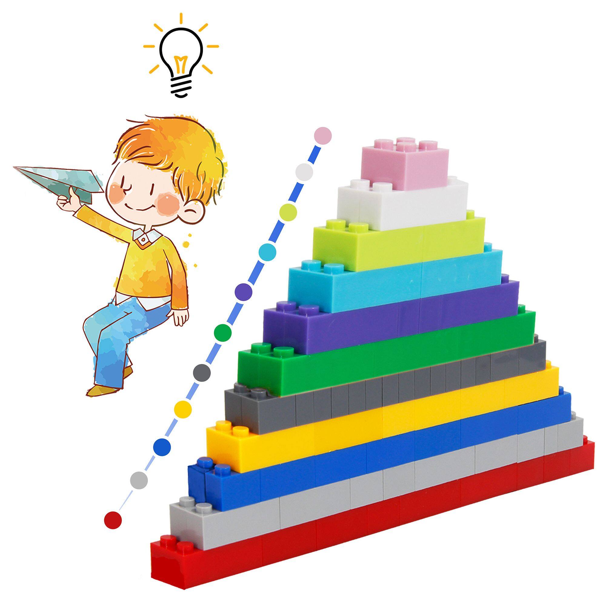 Alt View 7. PicassoTiles - PICASSO-TILES 1250PCS STEM Educational Building Block Bricks, Creative Shapes & Characters, Learning Toy Set for Kids.