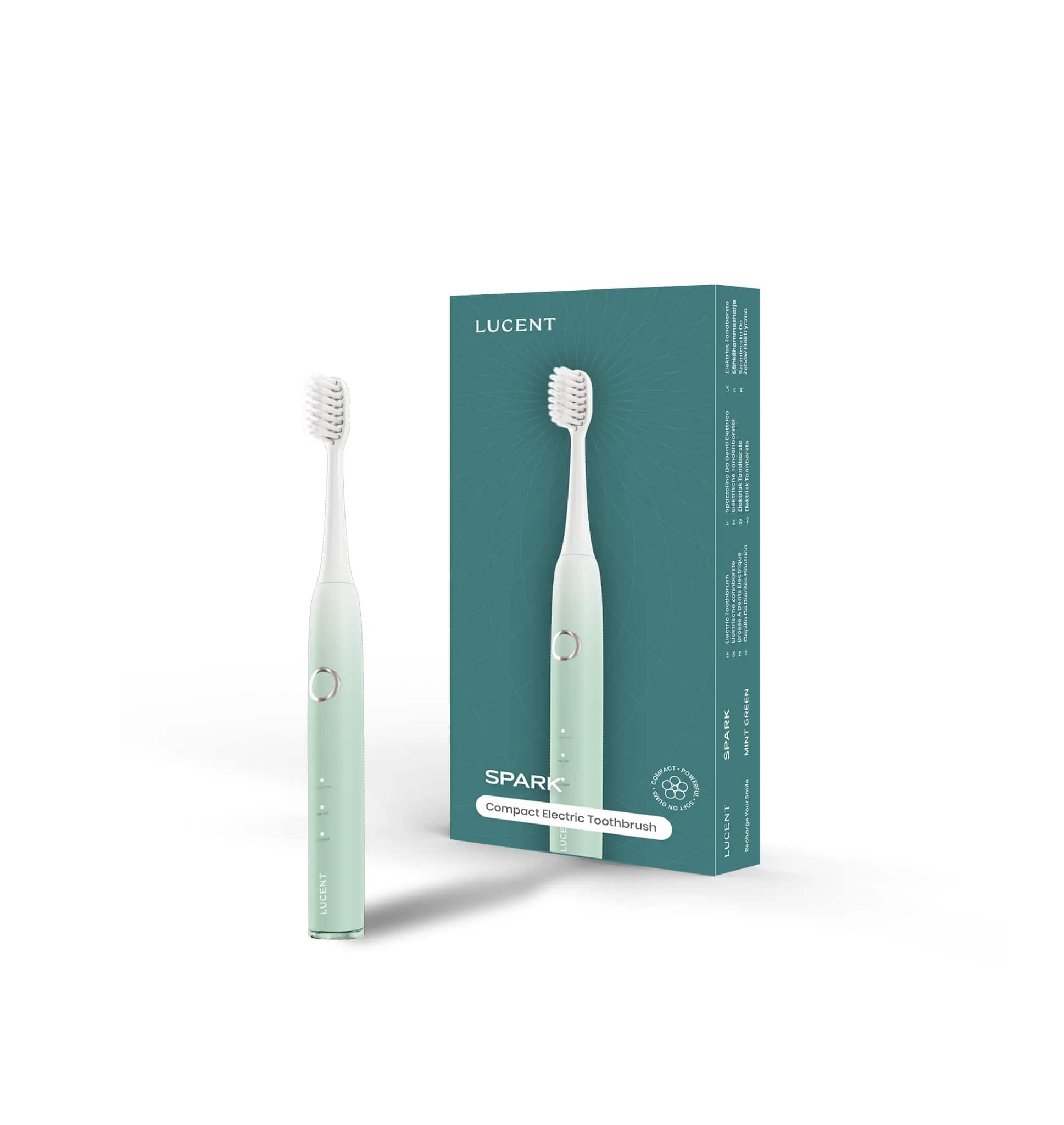 Lucent - Spark Sonic Electric Toothbrush - Mint Green