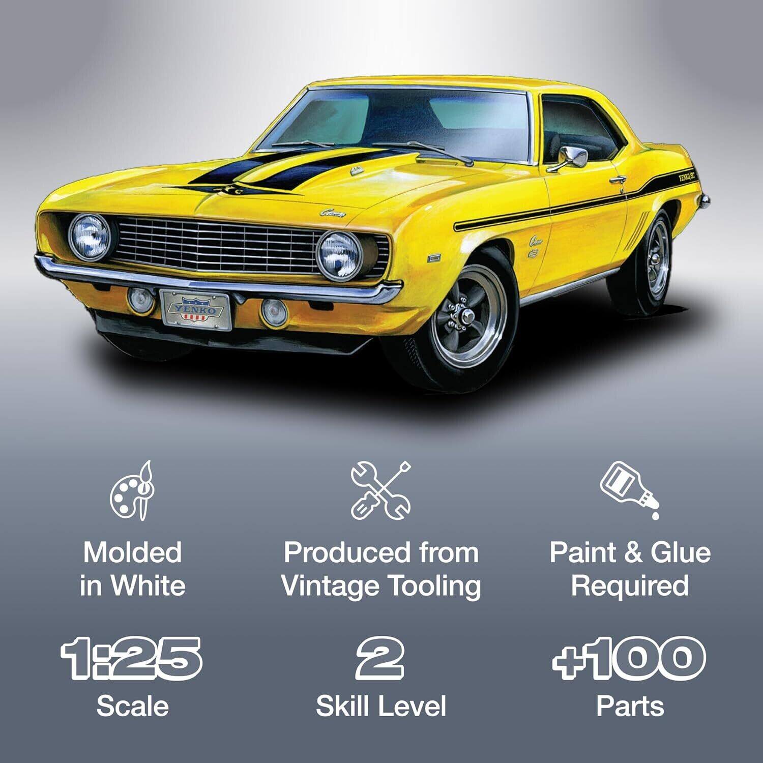 IE -na YENKO  
Molded in White  
1:25 Scale  
Produced from Vintage Tooling  
Paint & Glue Required  
2 Skill Level  
+100 Parts