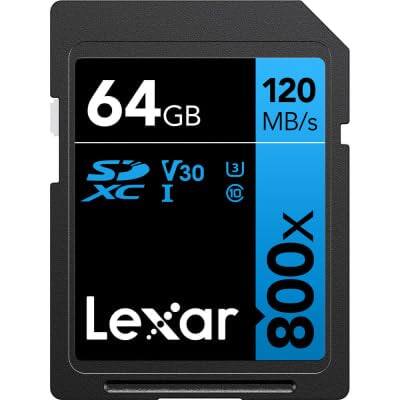 64GB 120 MB/s SP V30 3 3 XC I CC 10 X Lexar 800