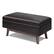 Angle Zoom. Simpli Home - Owen Small Rectangular Storage Ottoman - Tanners Brown.