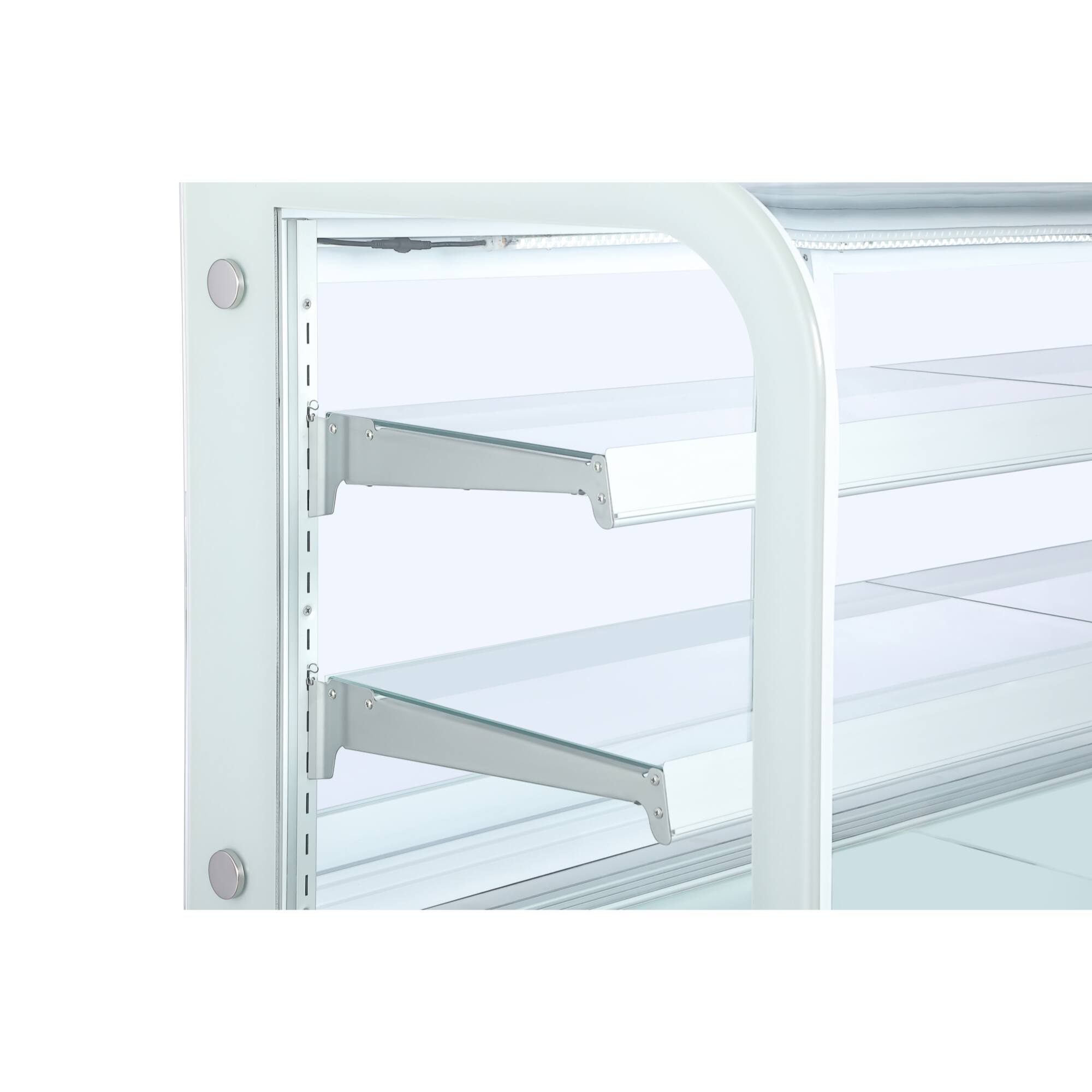 Alt View 6. Koolmore - 60 in. Refrigerated Bakery Display Case, 17.6 cu. ft. in White (KM-CDHF-17C-WH) - white.