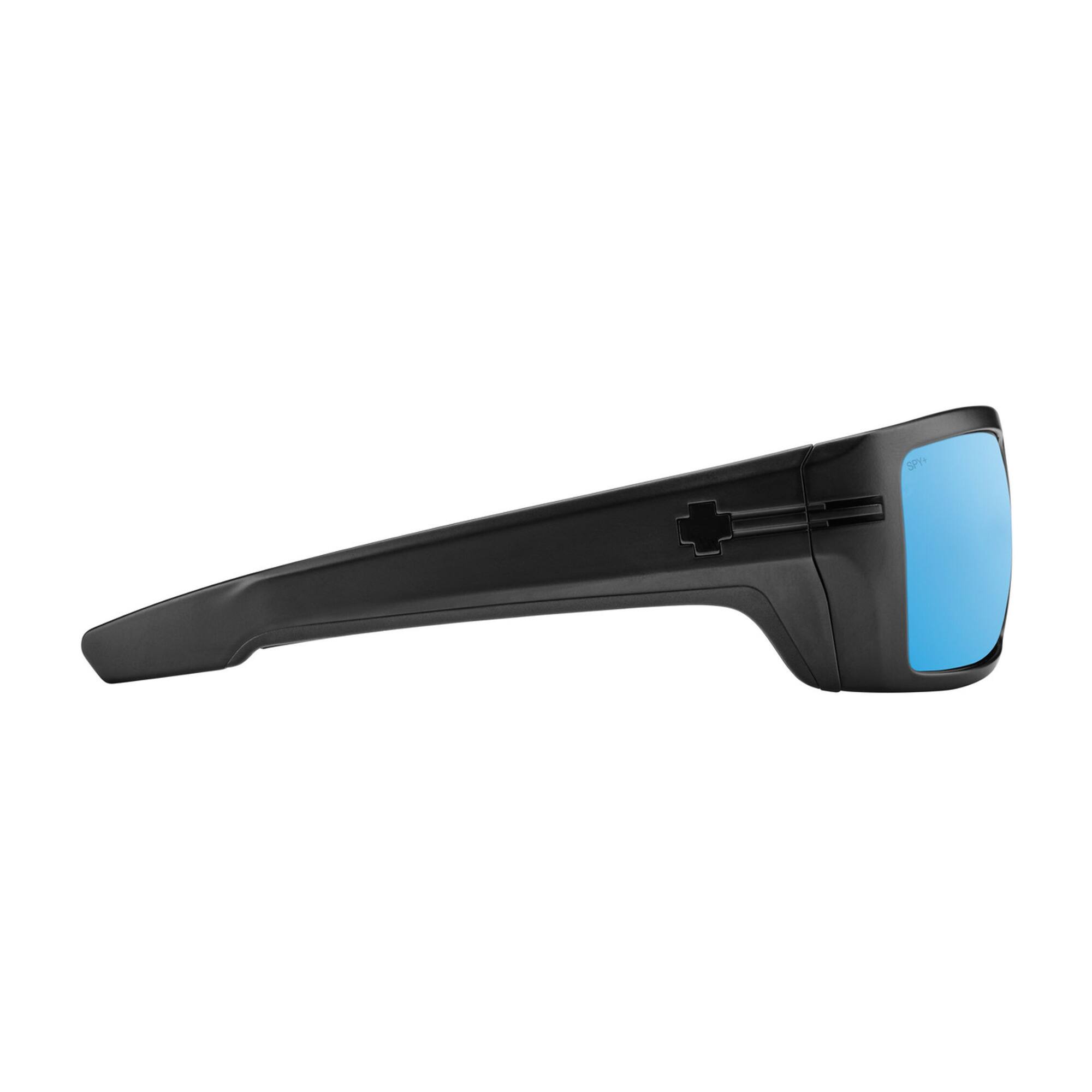 Back. Spy Optic - Spy Optic Rebar ANSI Sunglasses (Matte Black/Happy Boost Polar, Ice Blue Mirror) - Matte Black.