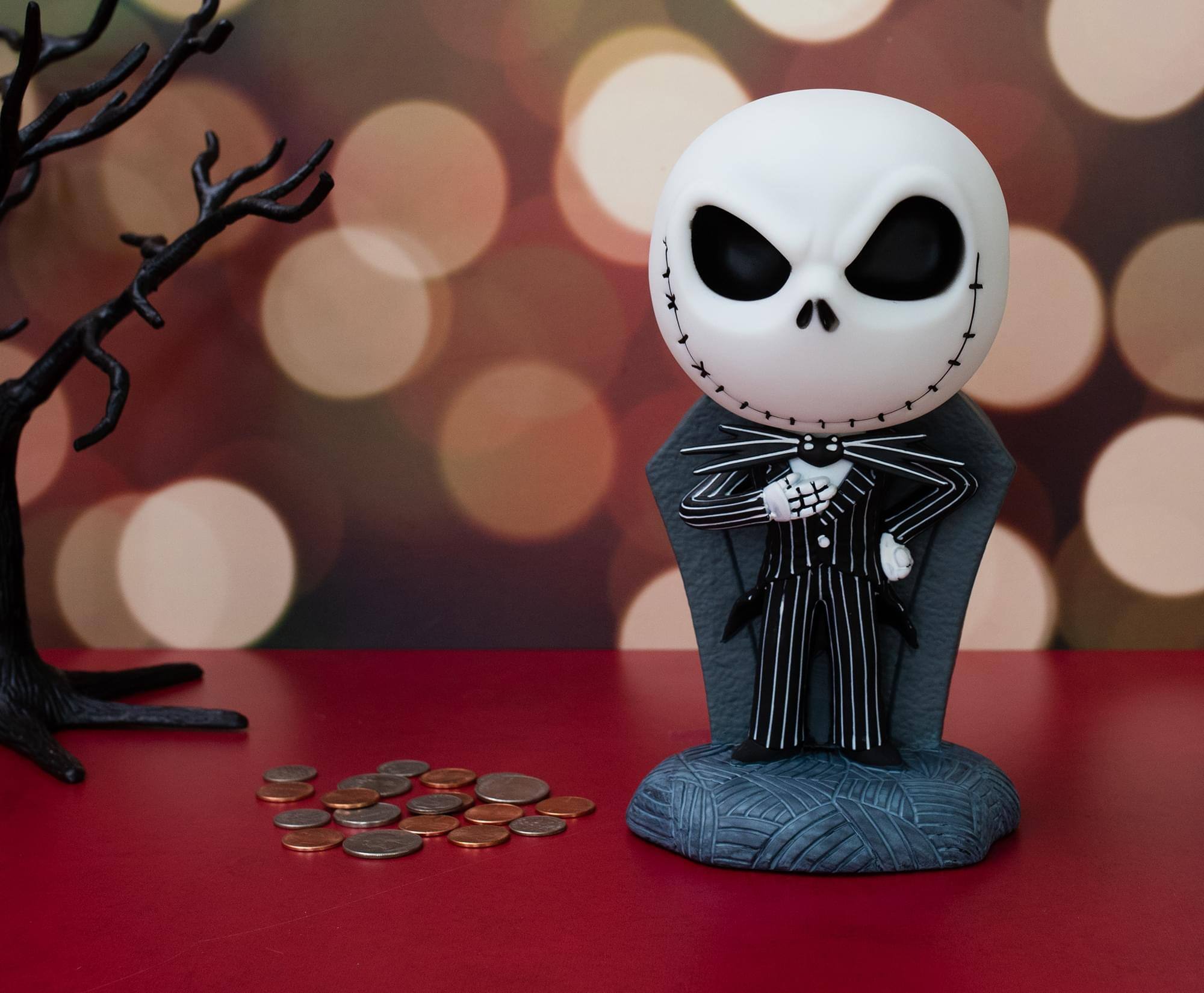 Alt View 3. Monogram - Monogram International - Cute Jack Skellington Bank   - Collectibles - Multicolor.