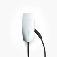 Tesla - Wall Connector Hardwired Electric Vehicle (EV) Charger up to 48A - 24' - White - Front_Zoom