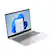 Alt View 4. HP - HP OmniBook 7 16" 2K Touch Laptop,Intel Core 9 270H,64GB DDR5,2TB SSD+1TB Dock Set,Backlit Keyboard,Win11 Pro,Silver - Silver.