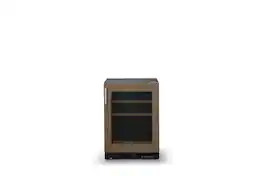 Viking - 24"W 5.5 cu ft. Undercounter Mini Fridge with Custom Panel Glass Door - Custom Panel Ready