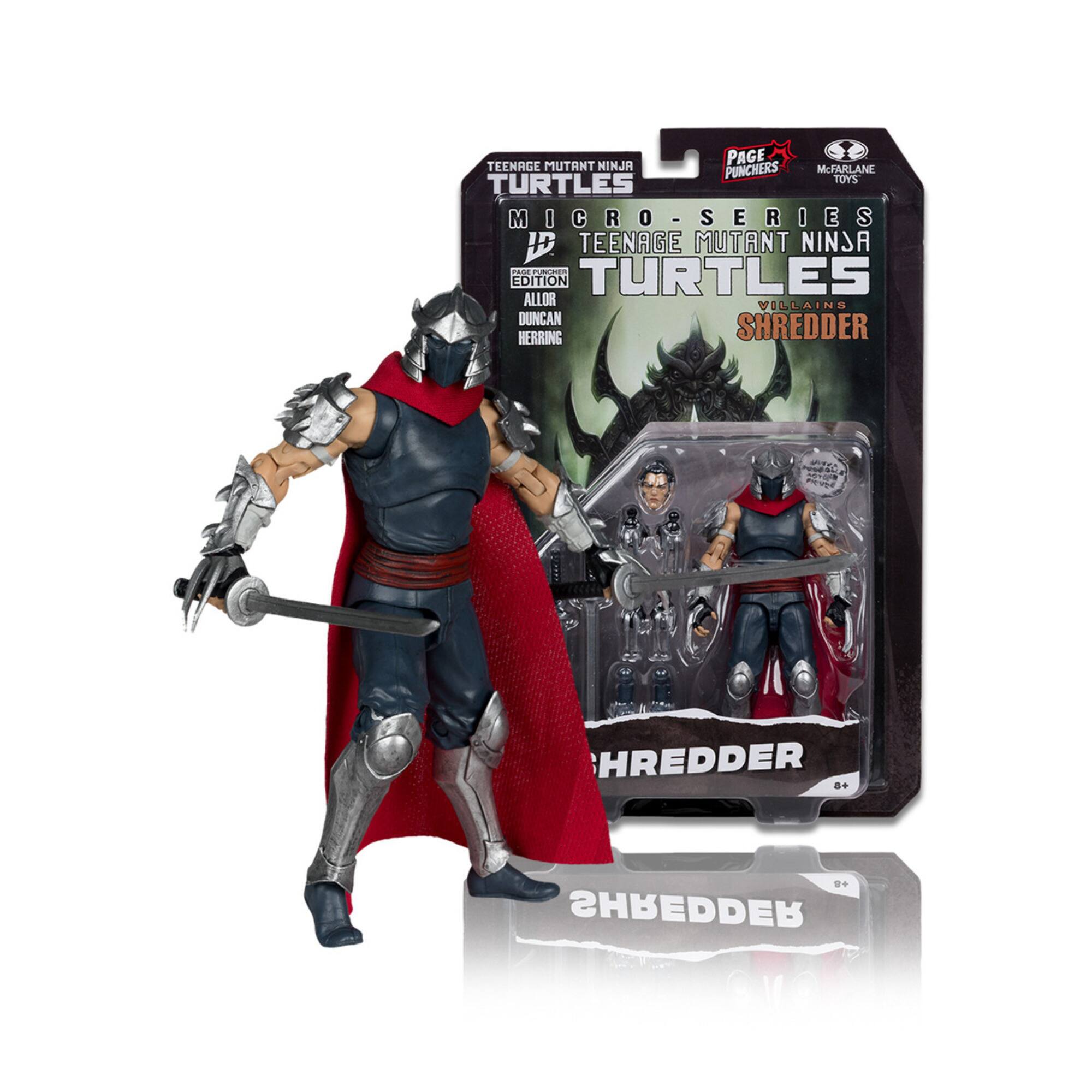 TEENAGE MUTANT NINJA TURTLES MICRO-SERIES  
PACE PUNCHERS  
McFARLANE TOYS  
TEENAGE MUTANT NINJA TURTLES  
VILLAINS  
DUNCAN HERRING  
SHREDDER