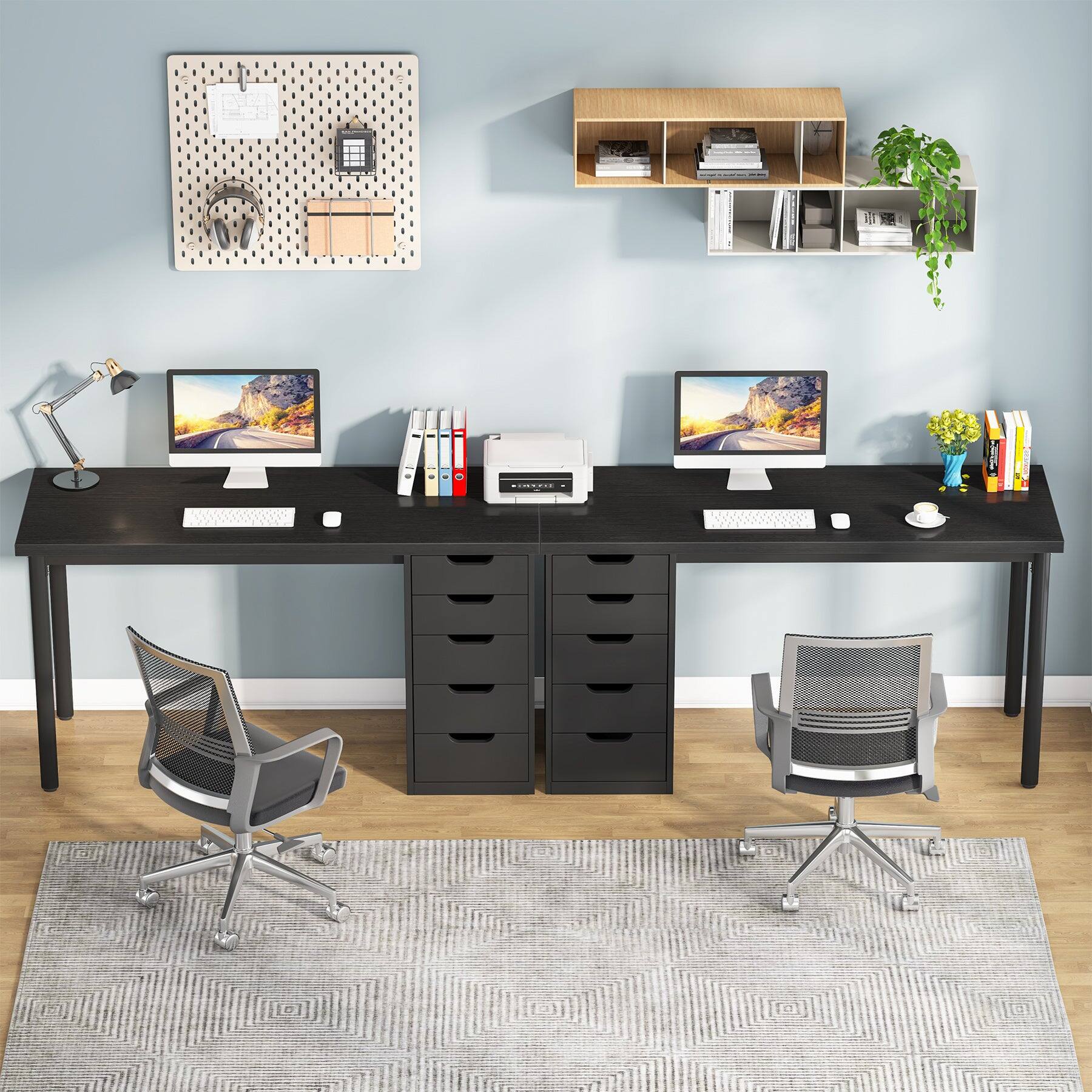 Tribesigns Office Computer Desk with Engineered Wood Construction, for ...