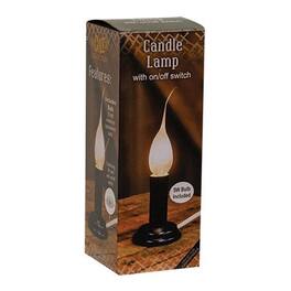 BreeBe - 3" Electric Country Candle Lamp - Black