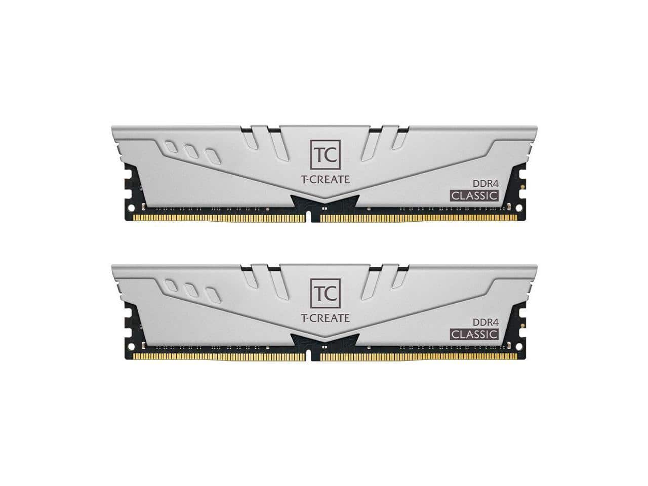 Team Group - Team T-Create Classic 10-Layer 32GB DDR4 3200MHz Desktop Memory - Gray
