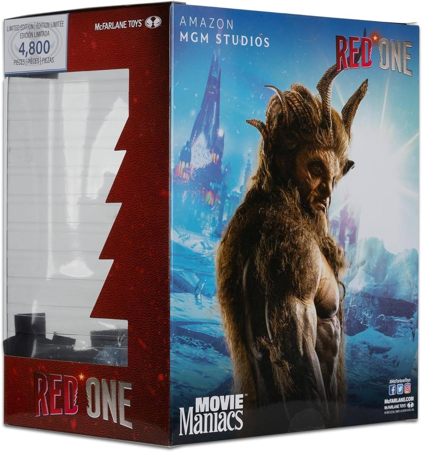 EDITION DATION LIMITE LIMITED EDICIN LIMITADA 4,800 PIECES PIECES PIEZAS McFARLANE TOYS AMAZON MGM STUDIOS RED ONE RED ONE MOVIE Maniacs #cForlenelbys f  McFARLANE.COM