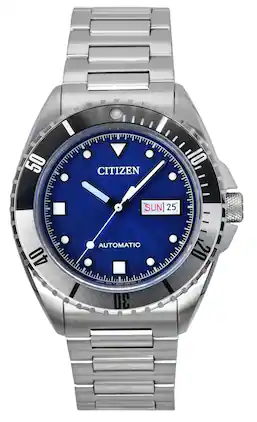 Citizen - Sport Stainless Steel Dial Automatic NH7530-52M 100M Men's Watch - Blue
