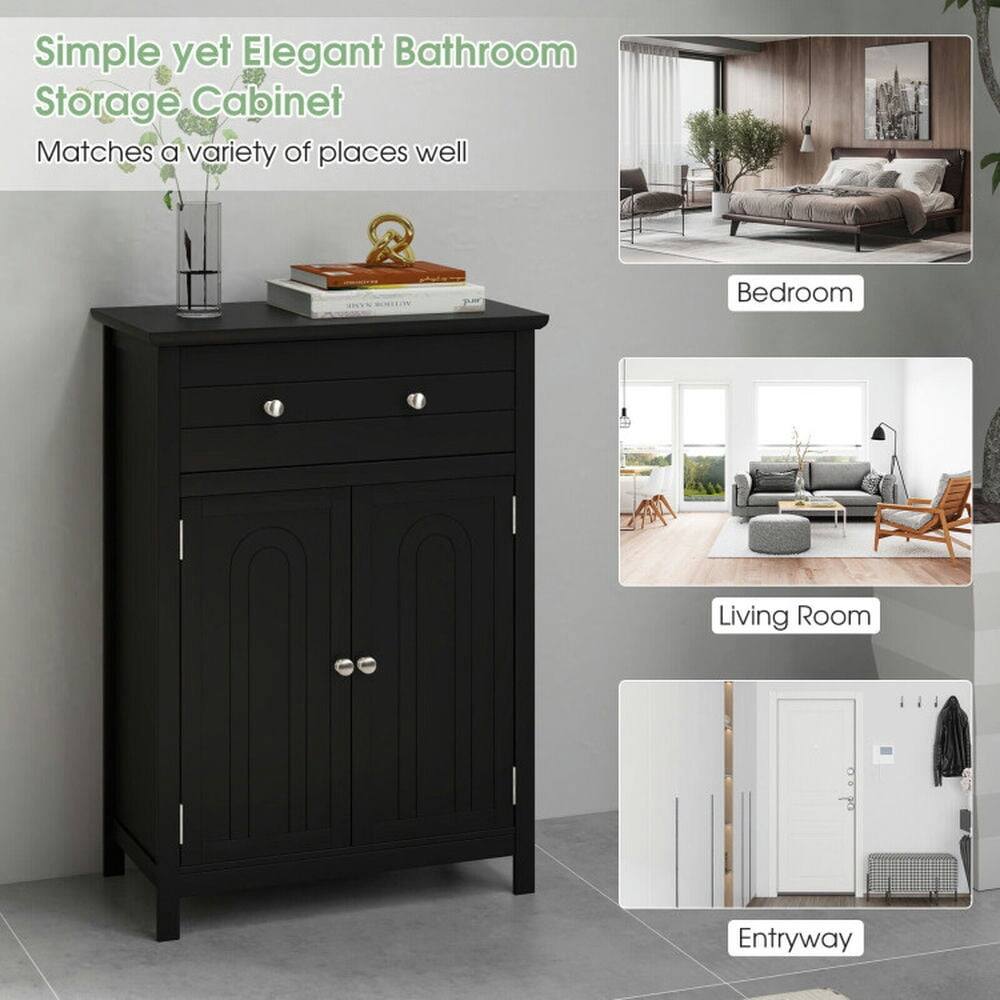 Simple yet Elegant Bathroom Storage Cabinet  
Matches a variety of places well  

- Bedroom  
- Living Room  
- Entryway