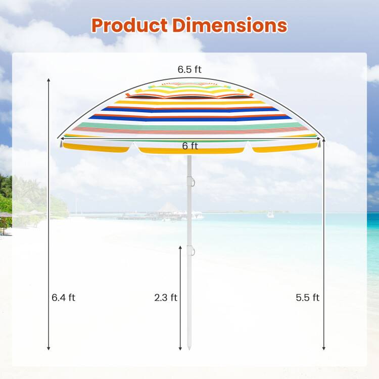 Product Dimensions: 6.5 ft, 6 ft, 6.4 ft, 2.3 ft, 5.5 ft