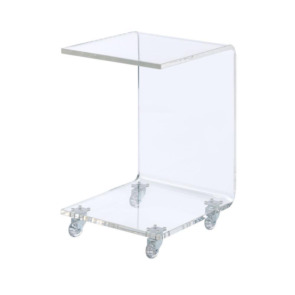 Alt View 1. Picket House Furnishings - Peek Acrylic Snack Table - Clear.