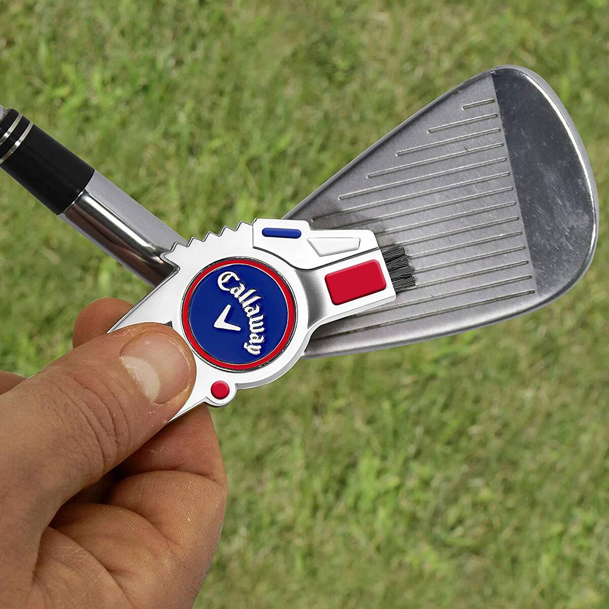 Alt View 5. Callaway - Callaway Golf 4-in-1 Divot Repair Tool - Red/White/Blue - Red/White/Blue.